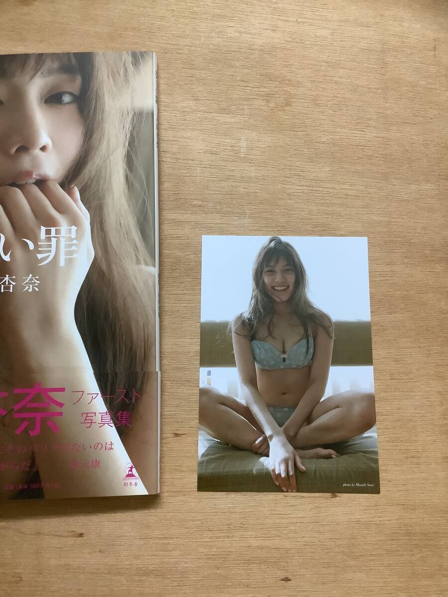 美しい罪　入山杏奈写真集　　帯付き　ポストカード付き_画像4