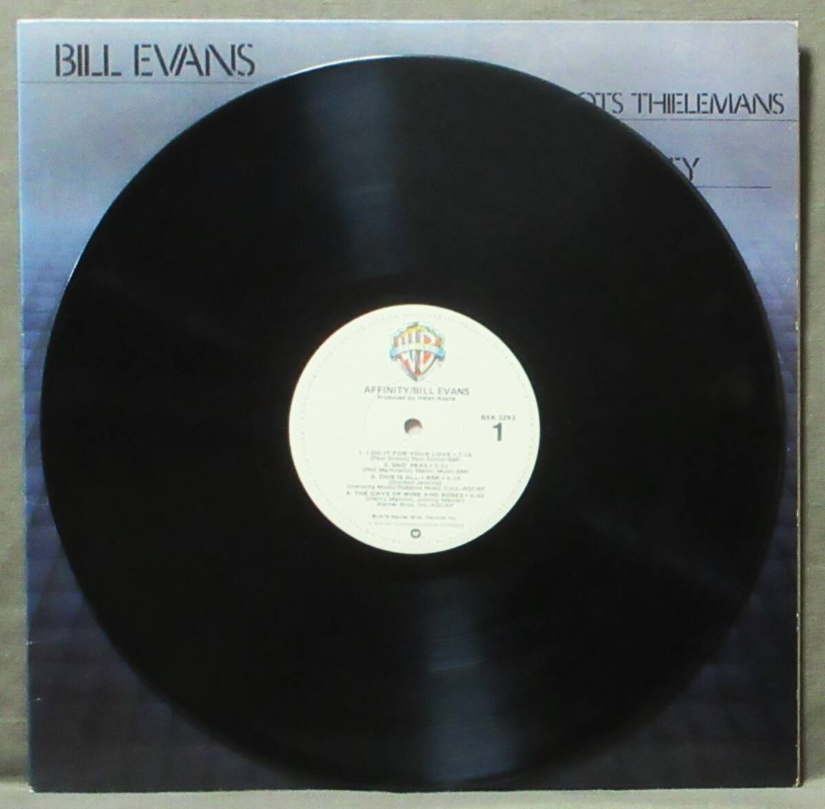 (LP) 美品! US/Orig BILL EVANS [AFFINITY] TOOTS THIELEMANS/オリジナル・インナー/ビル・エヴァンス/1979年/Warner Bros./BSK 3293_画像4