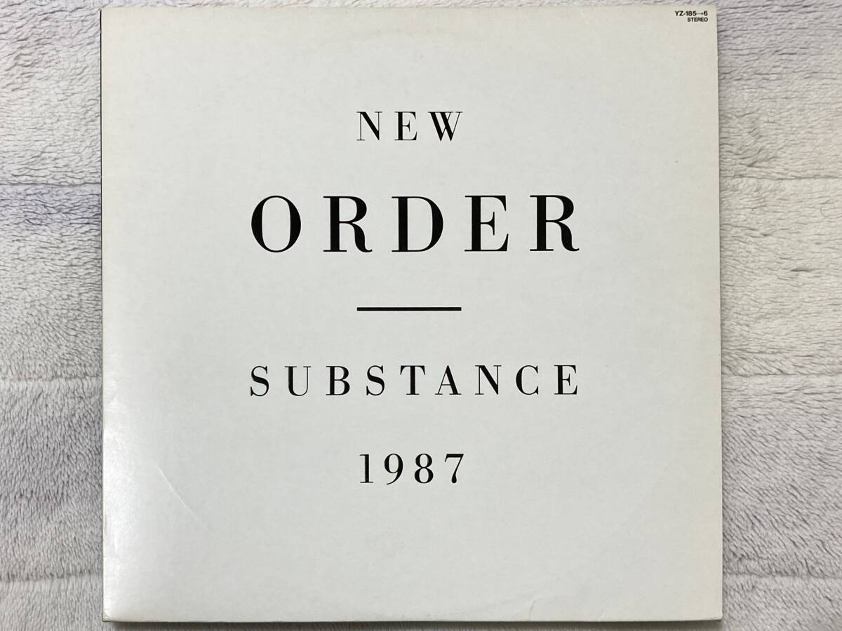 【80's】New Order / Substance （1987、日本盤、2 x Vinyl、エンボスジャケ、Blue Monday、The Perfect Kiss、Bizarre Love Triangle）の画像1