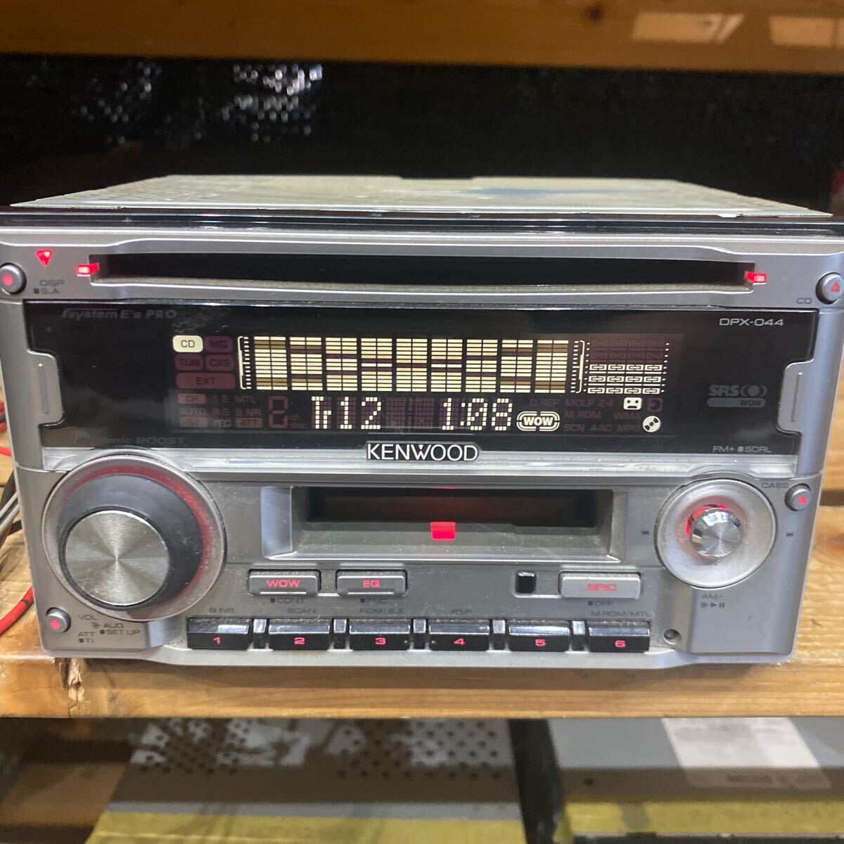 KENWOOD CD/カセット　DPX-044_画像1