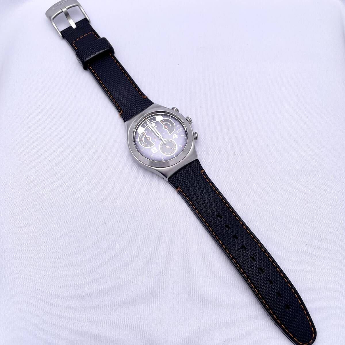 SWATCH Swatch IRONY Irony наручные часы часы кварц quartz SWISS MADE Швейцария производства 4 JEWELS 4 камень серебряный серебряный P260
