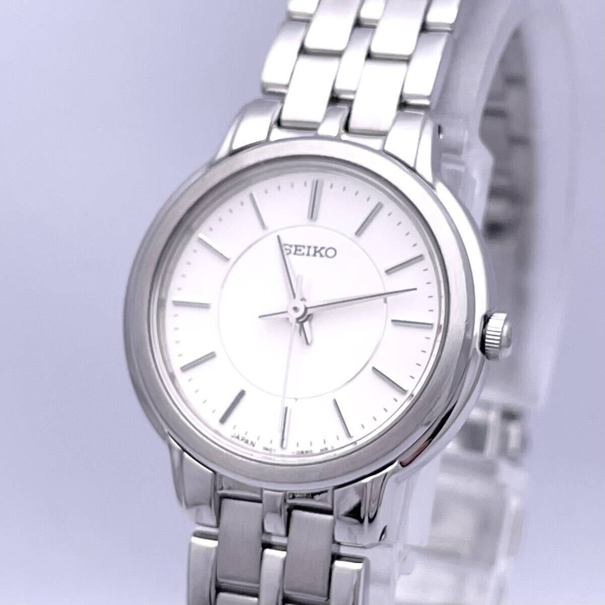 SEIKO セイコー 1N01-0APO 腕時計 ウォッチ クォーツ quartz 銀 シルバー P269_画像1