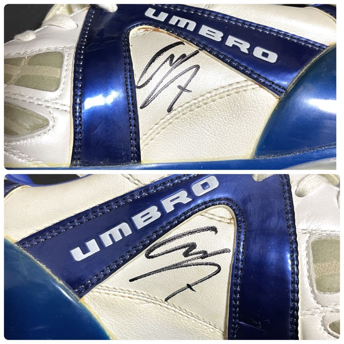 【未使用】umbro アンブロ 遠藤保仁選手 直筆サイン入りスパイク アクセレイター SJ2 ヤットスペシャル 26cm サッカー ガンバ大阪 シューズの画像3