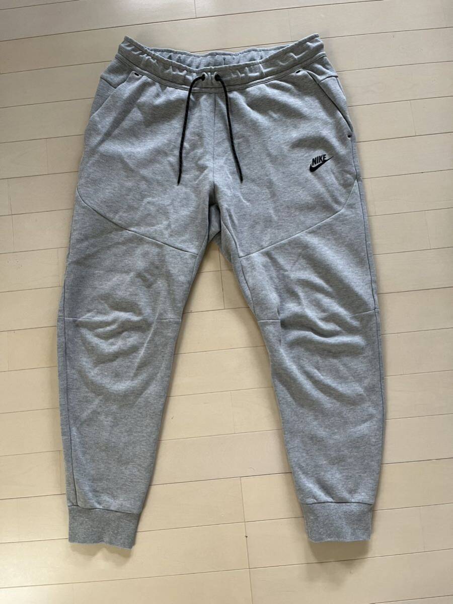 NIKE ナイキ TECH FLEECE JOGGER テックフリース ジョガーパンツ グレー サイズXLの画像1