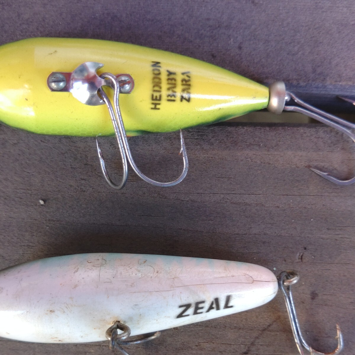 オールドルアーまとめ JITTERBUG bagleys BOOBEE HEDDON HULA POPPER splash storm lures woody bell bagley BALSA-50の画像7