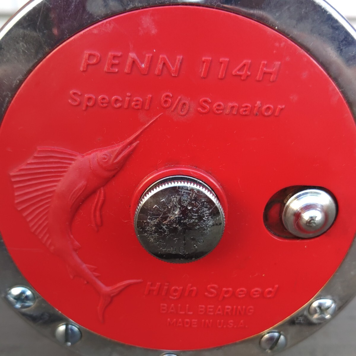 PENN 114H Special 6/0 Senator High Speed MADE IN U.S.A ペン トローリングリールの画像2