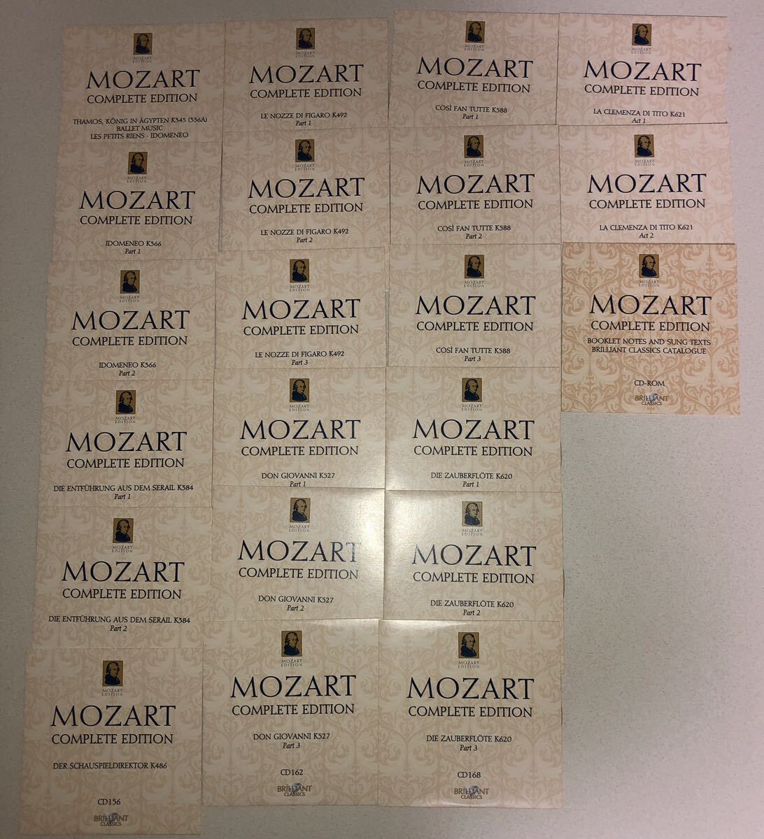 MOZART COMPLETE EDITION Complete Works on CD (170 CD + CD-ROM)ブリリアント社製 モーツァルト全集の画像10