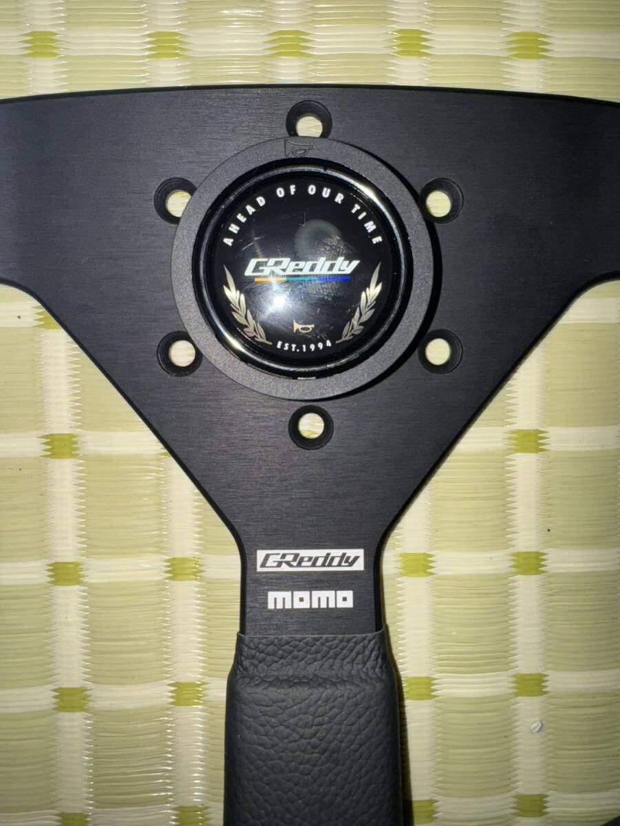MOMO GReddy コラボ ステアリング350mm の画像3