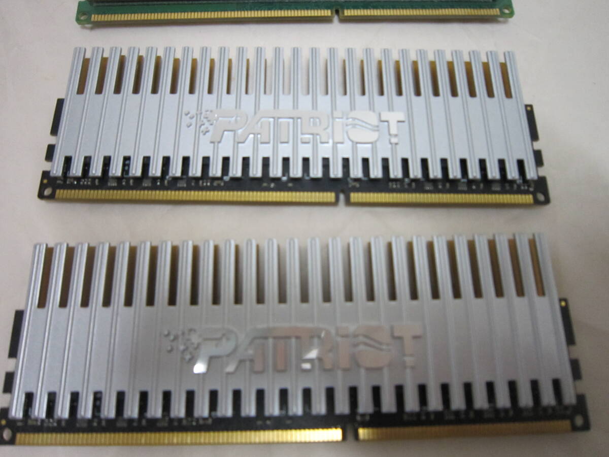 中古　kinngston KHX1866C11D3P1K2 Patriot PVS34G1333LLK DDR3 1333MHz 4枚セット_画像3
