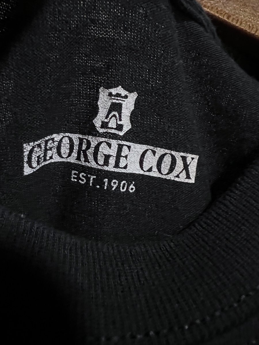 美品 ジョージコックス 希少 Tシャツ 黒 S George cox ブラック_画像2