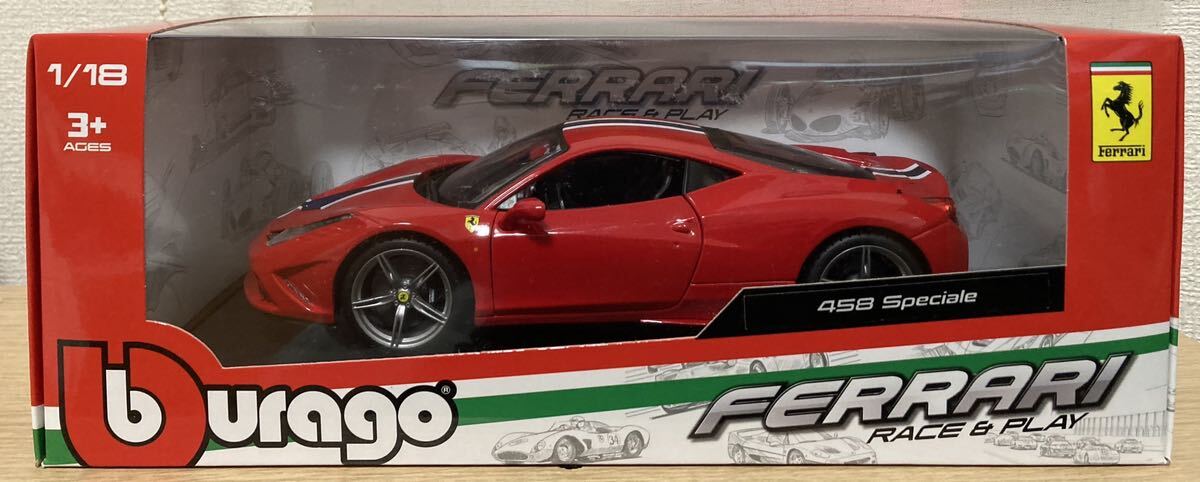  BBurago 1/18 Ferrari 458 speciale beautiful goods 