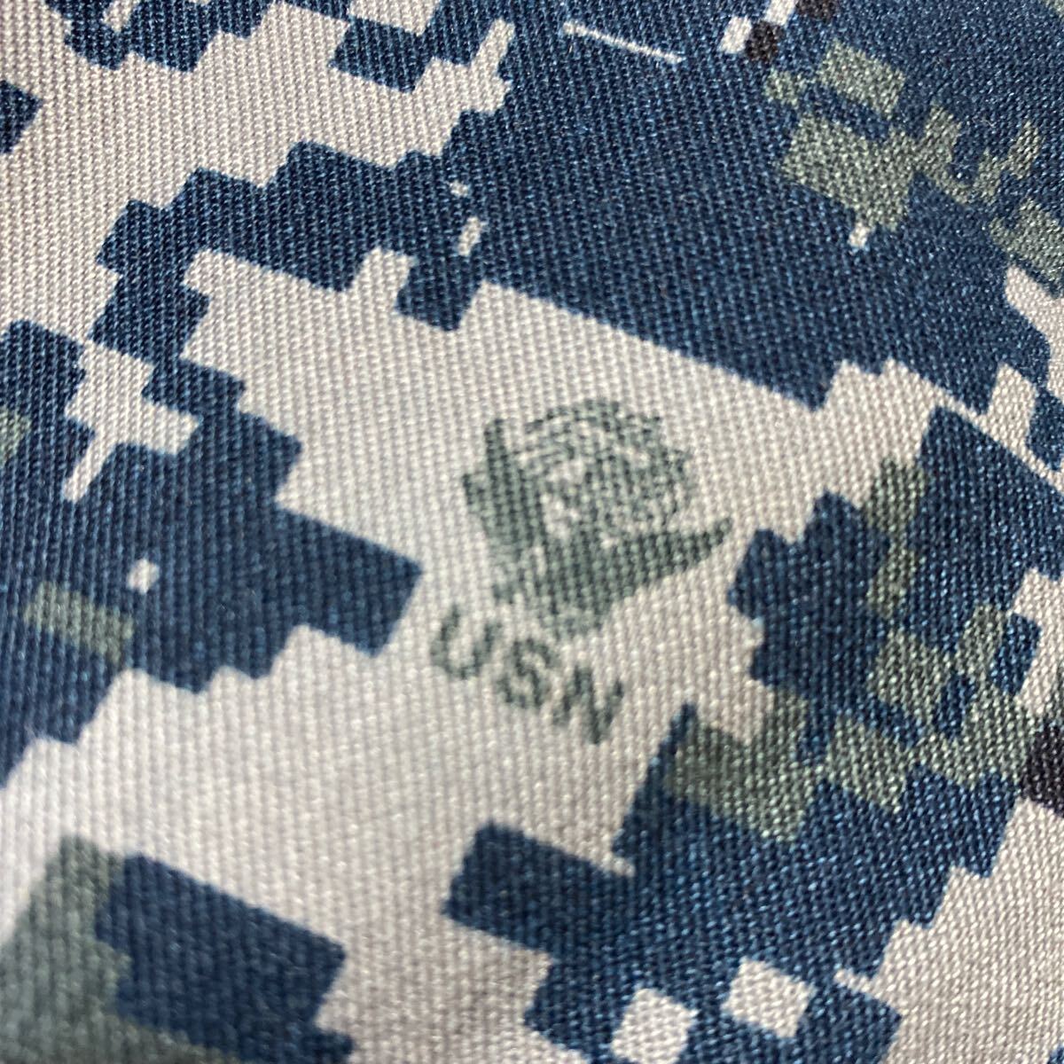 米軍 実物 US. NAVY Digital Camo NWU カーゴパンツ サイズM-R 古着の画像7