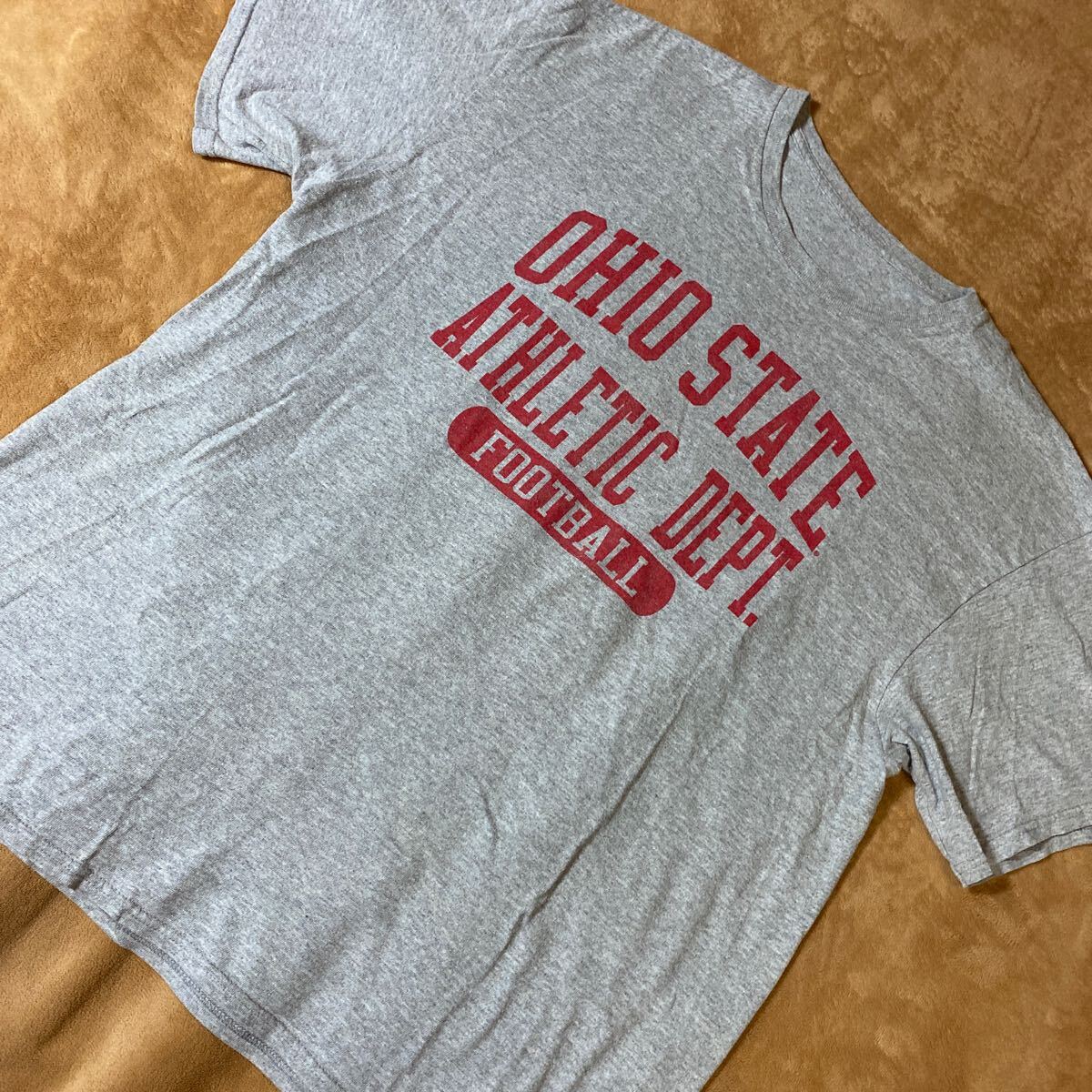 OHIO STATE 半袖Tシャツ グレー系 古着_画像6