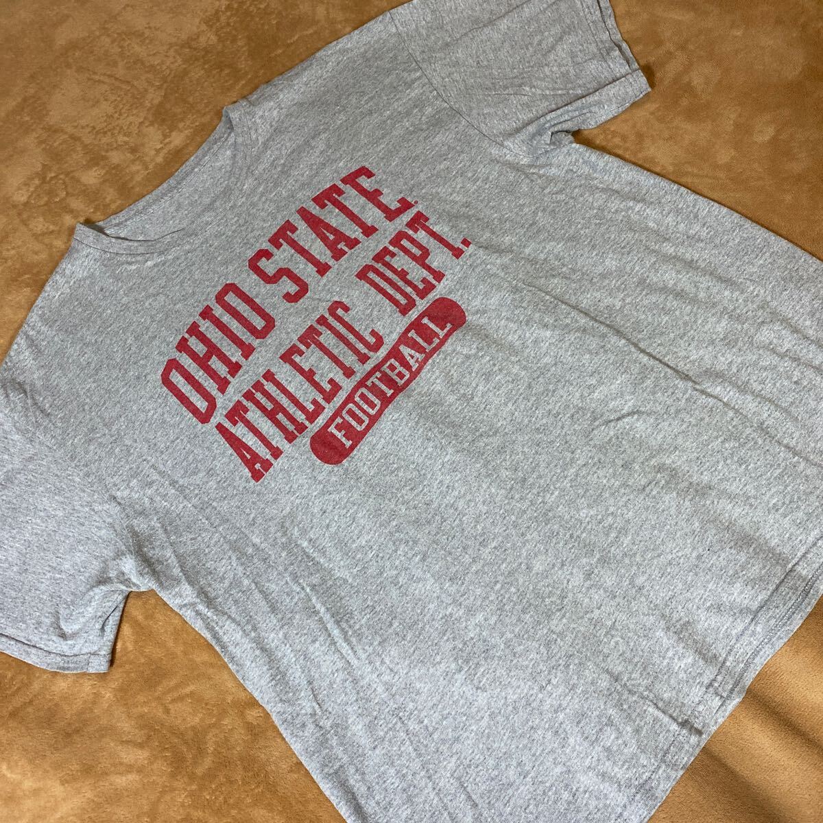 OHIO STATE 半袖Tシャツ グレー系 古着_画像7