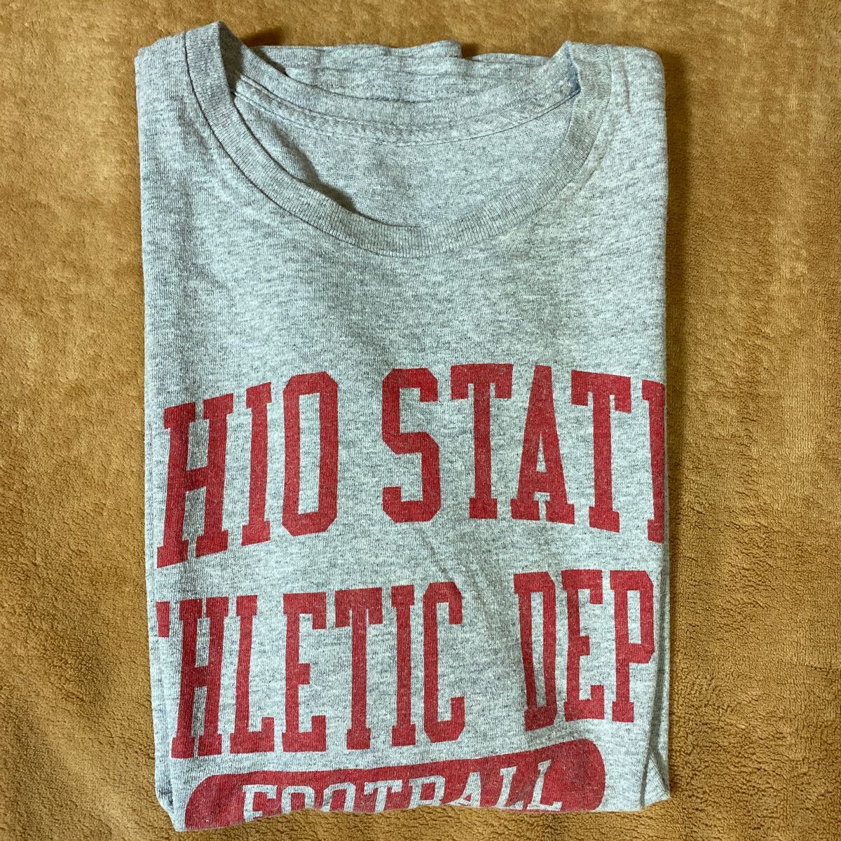 OHIO STATE 半袖Tシャツ グレー系 古着_画像10