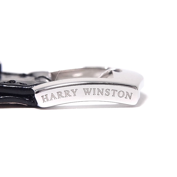 [ Harry Winston ] avenue Chrono diamond bezel K18WG overhaul settled clock HARRY WINSTON