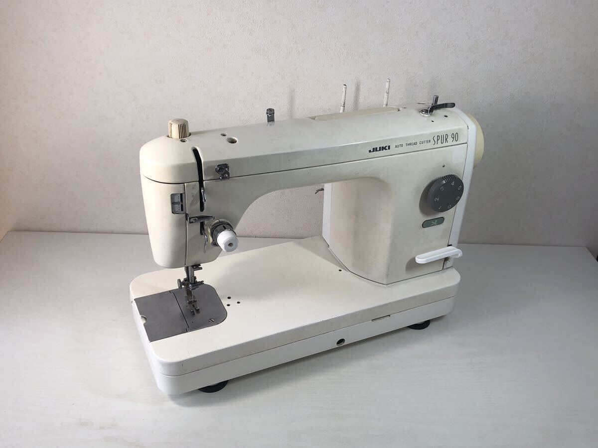 JUKI SPUR90 TL-90 職業用ミシン ジューキ コード付 裁縫 ハンドクラフト ジャンク 部品取り 不動品の画像9