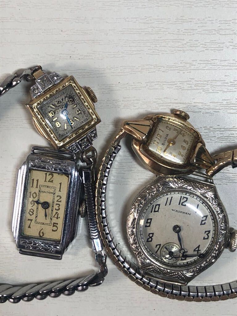 レディース腕時計17点 まとめて HAMILTON BULOVA LONGINES WALTHAM MINO 金張 装飾時計 クォーツ 手巻 の画像6