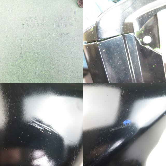 ZXR400 [ZX400H] 純正シートカウル左 黒塗装 リアフェンダ テールランプカバー テールカウル カワサキ kawasaki KR060226_画像10