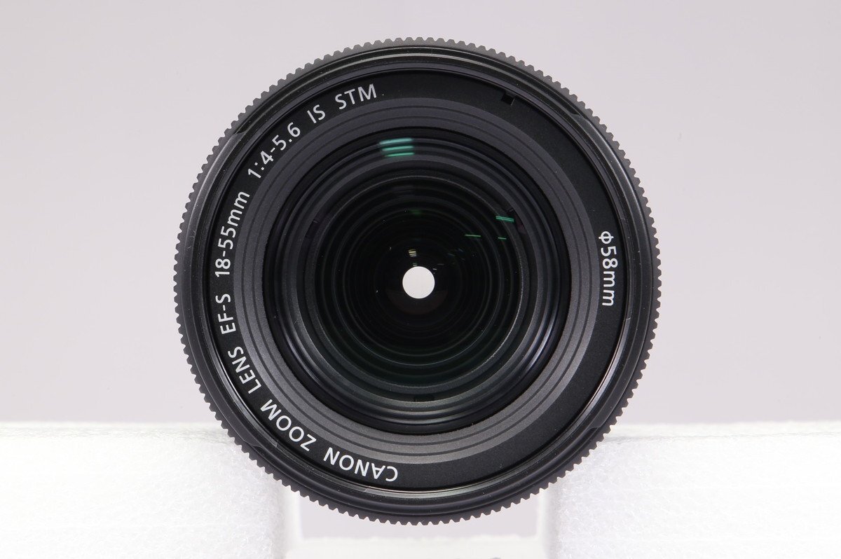 【 美品 | 動作保証 】 Canon EF-S18-55mm F4-5.6 IS STM ブラック 【 レンズプロテクター 追加付属 】_画像7