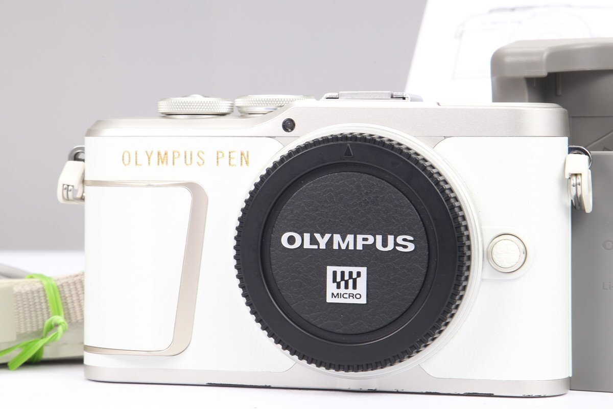 【 良品 | 動作保証 】 OLYMPUS PEN E-PL10 ボディ ホワイト 【 シャッター数 わずか1800回 】の画像1