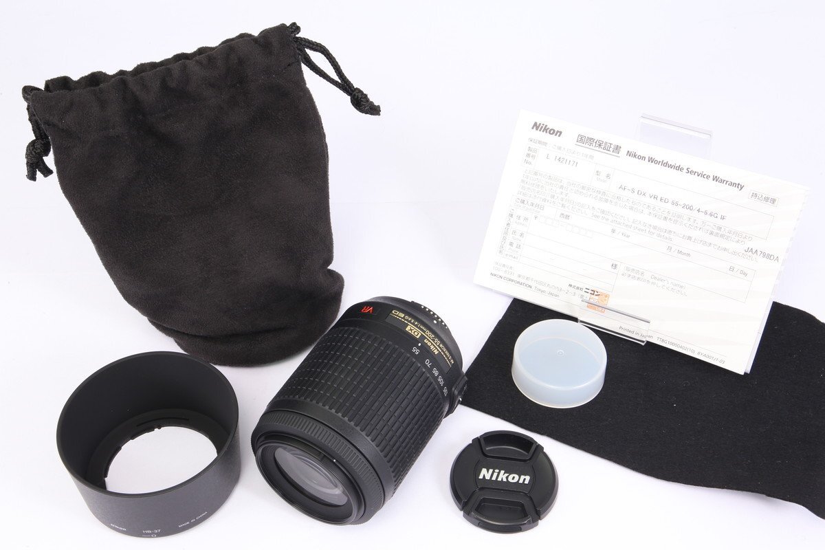 【 極美品 | 動作保証 】 Nikon AF-S DX VR Zoom Nikkor 55-200mm F4-5.6G IF ED_画像2