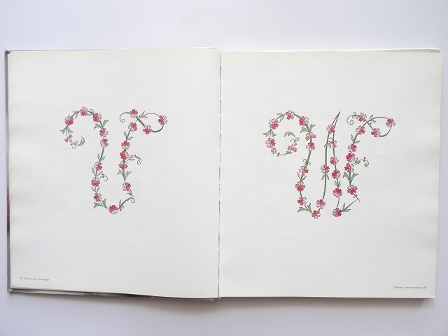 洋書◆刺繍デザイン 作品写真集 本 アルファベット モノグラム 図案 手芸_画像3