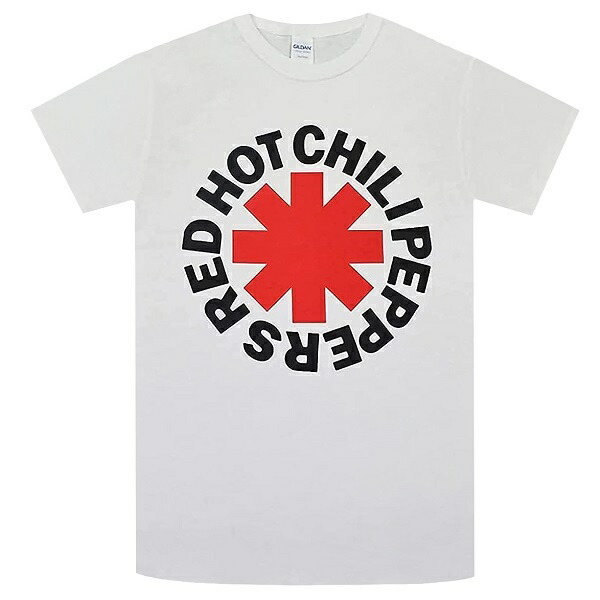 RED HOT CHILI PEPPERS レッドホットチリペッパーズ Asterisk Logo Tシャツ WHITE Xサイズ オフィシャル_画像1