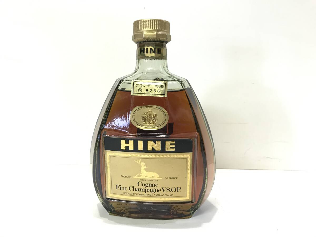 4.29.2【HINE】Fine Champagne Cognac V.S.O.P ブランデー 700ml 40% 洋酒★未開封・保管品_画像1