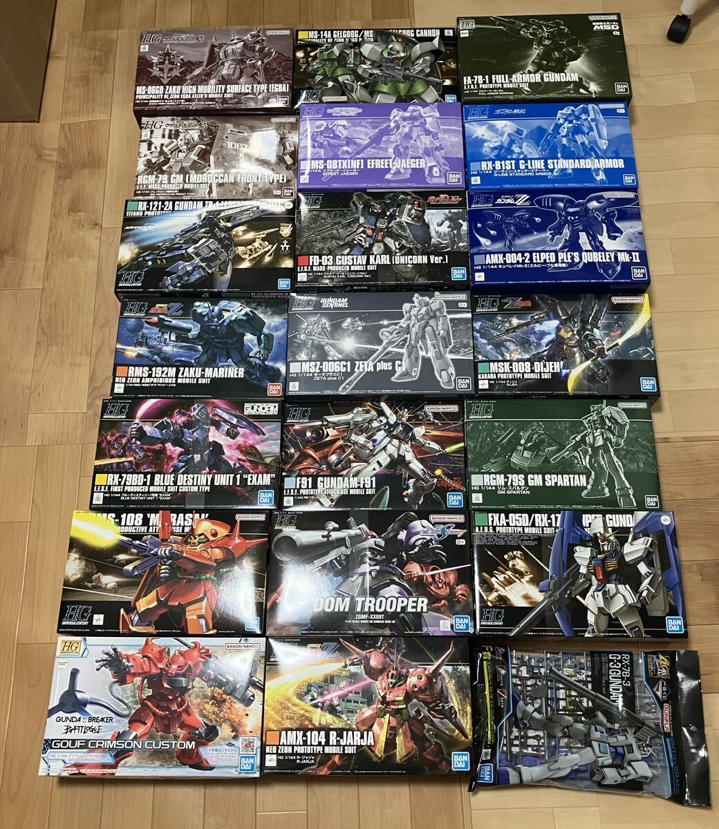 1円〜　未開封　未組立　HGUC ガンプラ　まとめ売り　プラモデル 機動戦士ガンダム　プレミアムバンダイ限定　プレバン