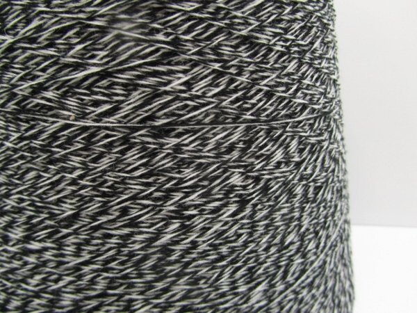 毛糸・ウールコットン100%・モノクローム　1kg　H-043_画像1