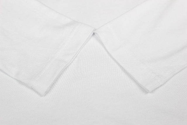 美品 21 モンクレール MONCLER ワッペン ビッグロゴ ロングTシャツ ロンT 長袖 Tシャツ ホワイト 白 M P42の画像6