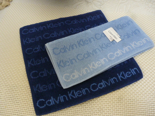 ☆未使用 Calvin Klein☆カルバンクライン タオルハンカチ セット ロゴ CKの画像1
