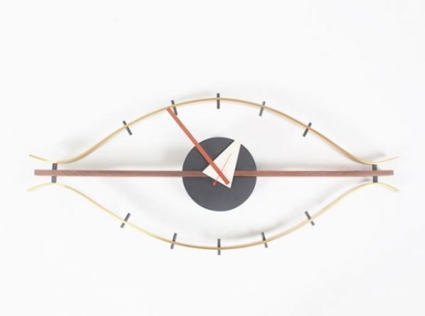ジョージネルソン アイクロック リプロダクト品 ミッドセンチュリー 掛時計 北欧 アナログ ウォールクロック「新品未使用即納」の画像1