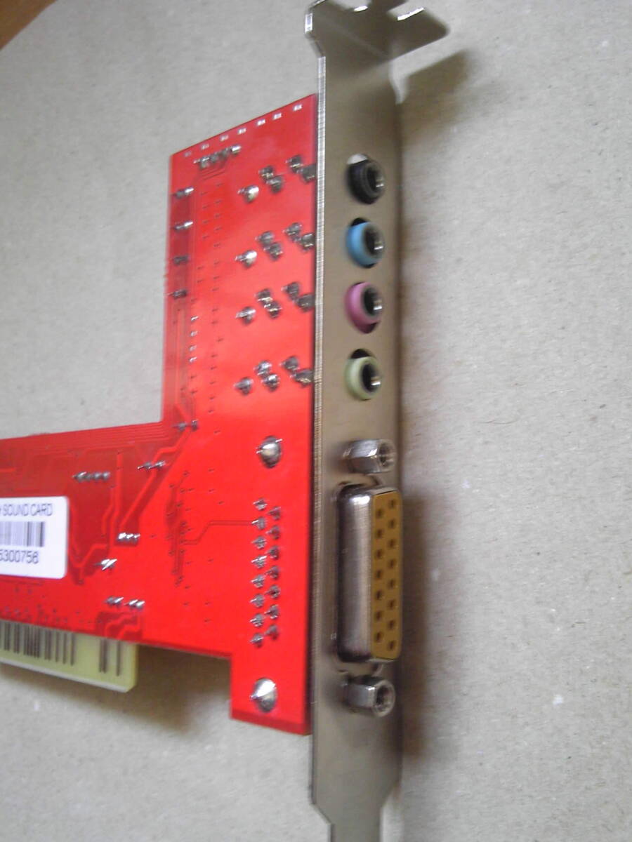 PCI Sound Card サウンドカード CMI8738 4CH SY-8738SX VER.A _画像4
