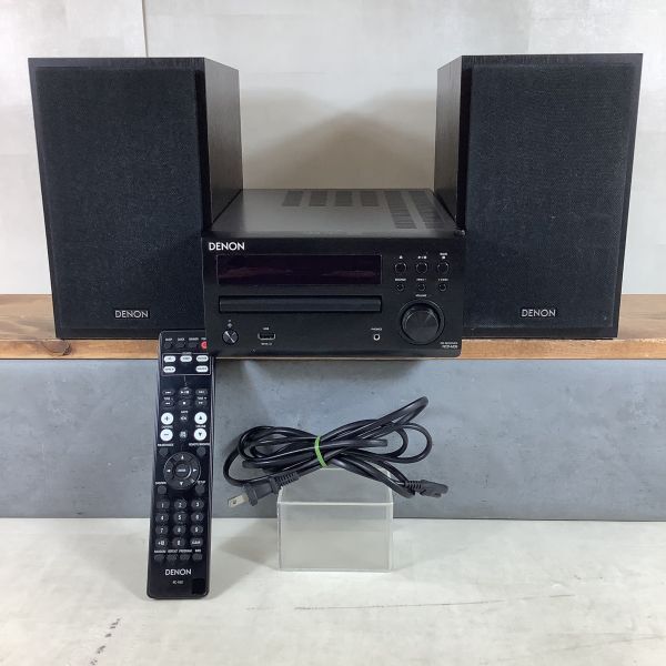 D2028【動作品】 DENON/デノン. CDレシーバー. RCD-M39. リモコン付き.