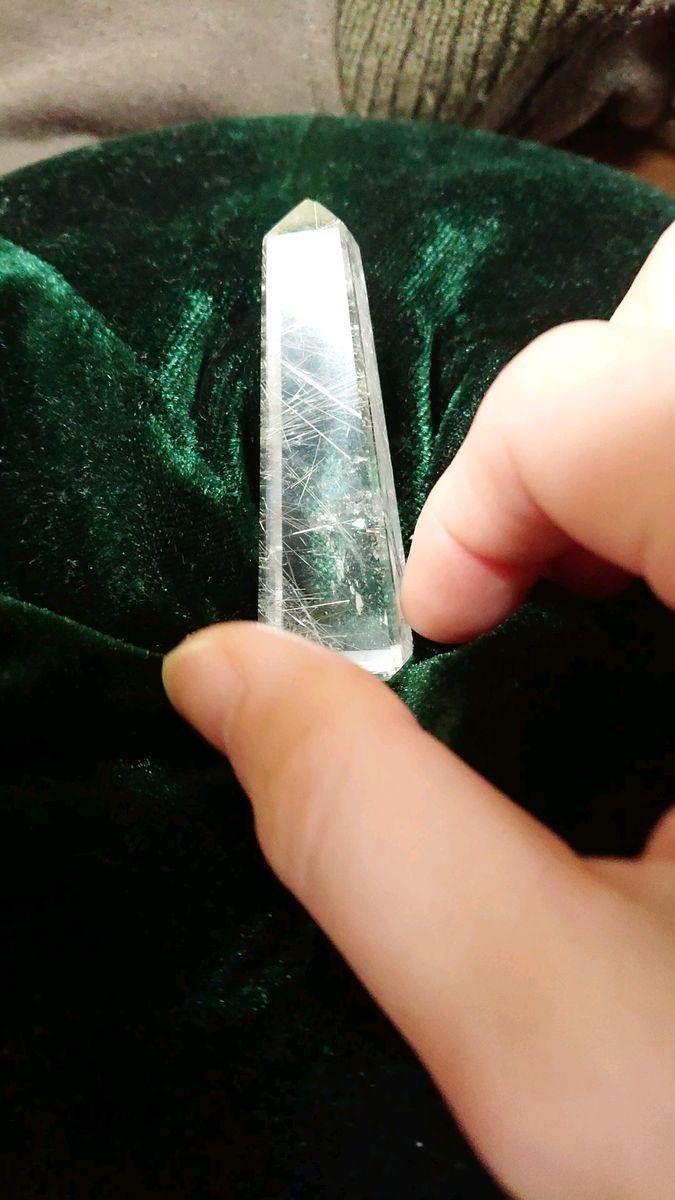 シルバールチル オベリスク 水晶 天然石 パワーストーン