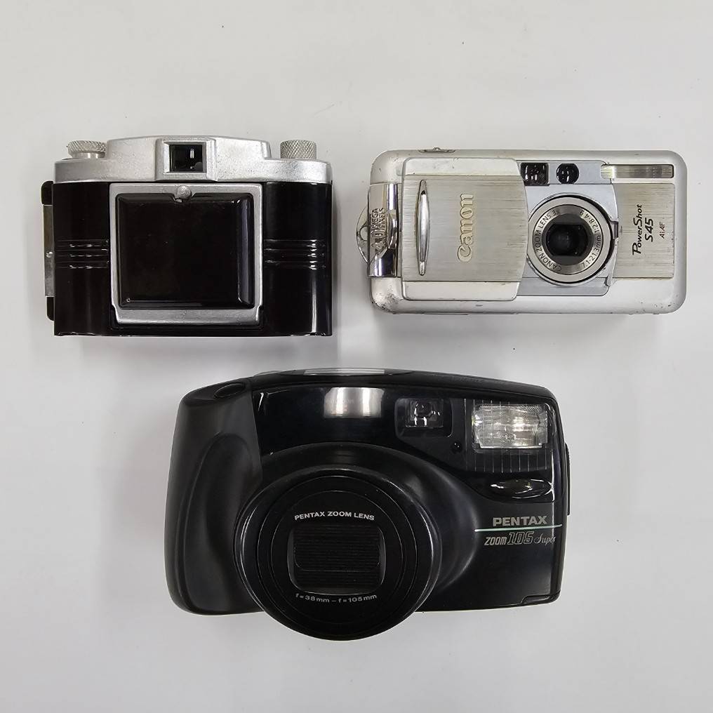 E051(10000)-617 カメラ・レンズまとめ 約10㎏ Canon キャノン FUJIFILM PENTAX ペンタックス Nikon ニコン 他 状態様々の画像7