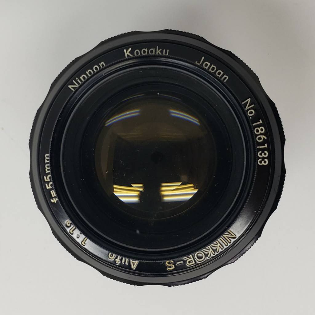 M2612(043)-604/TK12000 カメラレンズ Nikon ニコン NIKKOR-S Auto 1:1.2 f=55㎜ Nippon Kogaku Japan No.186133 の画像2