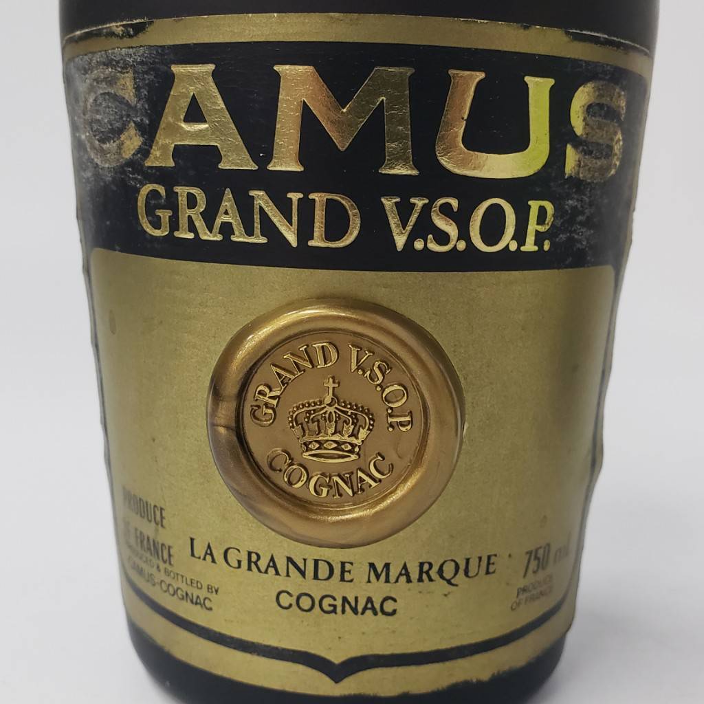 M26888(052)-536/SY5000 酒 ２本まとめ CAMUS GRAND V.S.O.P. COGNAC カミュ/REMY MARTIN FINE CHAMPAGNE COGNAC レミーマルタン の画像5