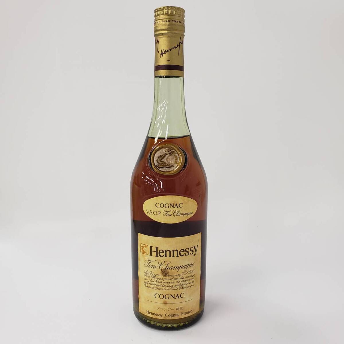 M20371(043)-551/SY4000　酒　Hennessy V.S.O.P Fine Champagne COGNAC　ヘネシー　コニャック　ブランデー　40％　700ml_画像1