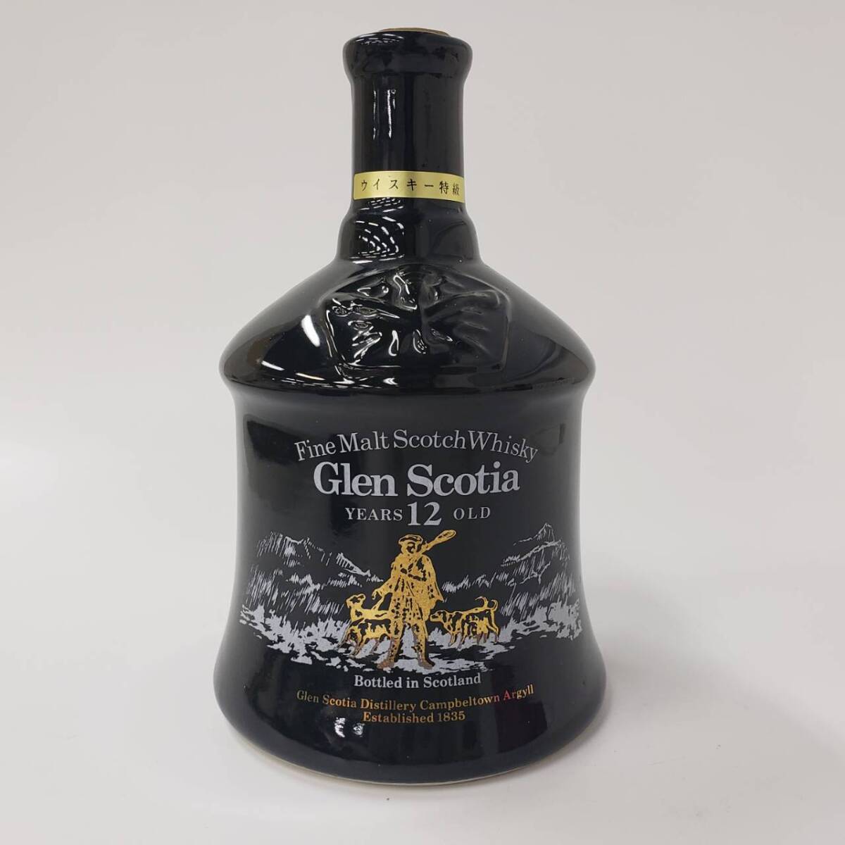 M2625(044)-553/TH13000 酒 Glen Scotia 12年 Fine Malt Scotch Whisky グレンスコシア ウイスキー特級 43％ 750ml 替え栓付きの画像2