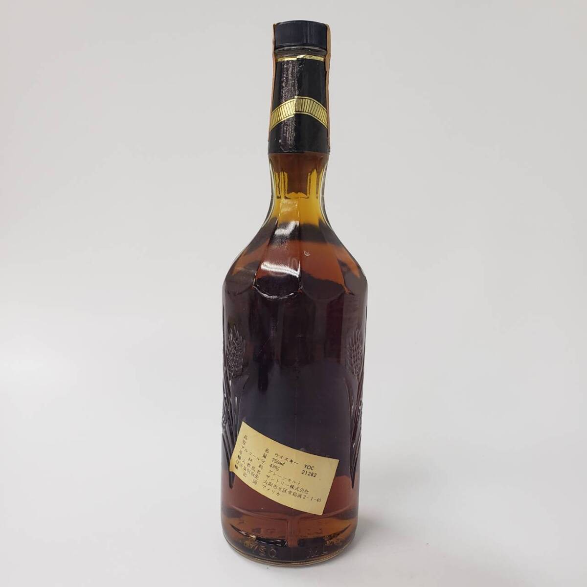 M2625(044)-555/TH7000　酒　OLD CHARTER KENTUCKY'S FINEST　オールドチャーター　ウイスキー特級　バーボン　43％　750ml_画像3