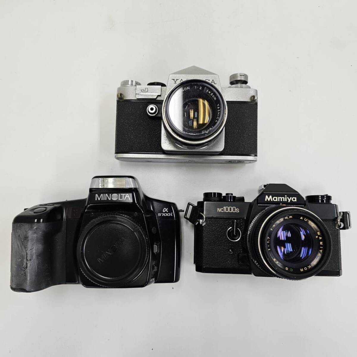 E051(10000)-623 カメラ・レンズまとめ 約10㎏ Canon キャノン OLYMPUS PENTAX ペンタックス Nikon ニコン ソニー 他 状態様々の画像2