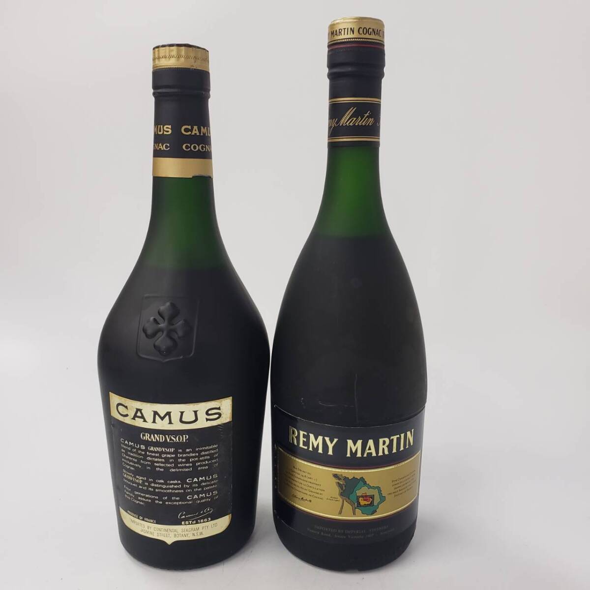 M26888(052)-536/SY5000 酒 ２本まとめ CAMUS GRAND V.S.O.P. COGNAC カミュ/REMY MARTIN FINE CHAMPAGNE COGNAC レミーマルタン の画像3
