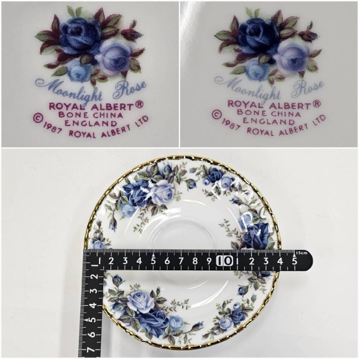 E13775(052)-602/OR3000 2 point summarize cup & saucer 2 customer set ROYAL ALBERT Royal Albert Moonlight Rose Moonlight rose 