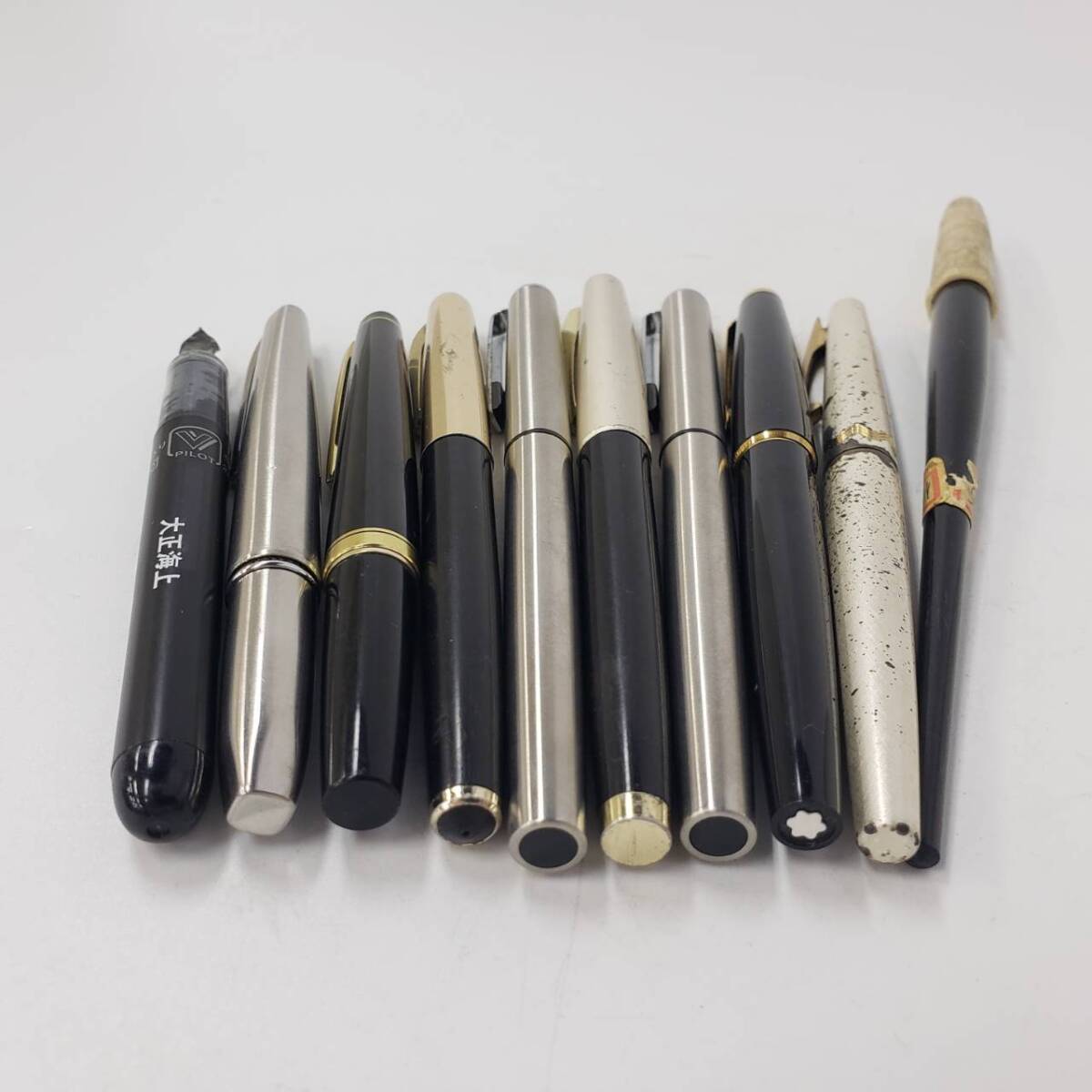 M052-572 万年筆 10点まとめ MONTBLANC モンブラン SAILOR セーラー PILOT パイロット 他 筆記用具 文具 の画像2