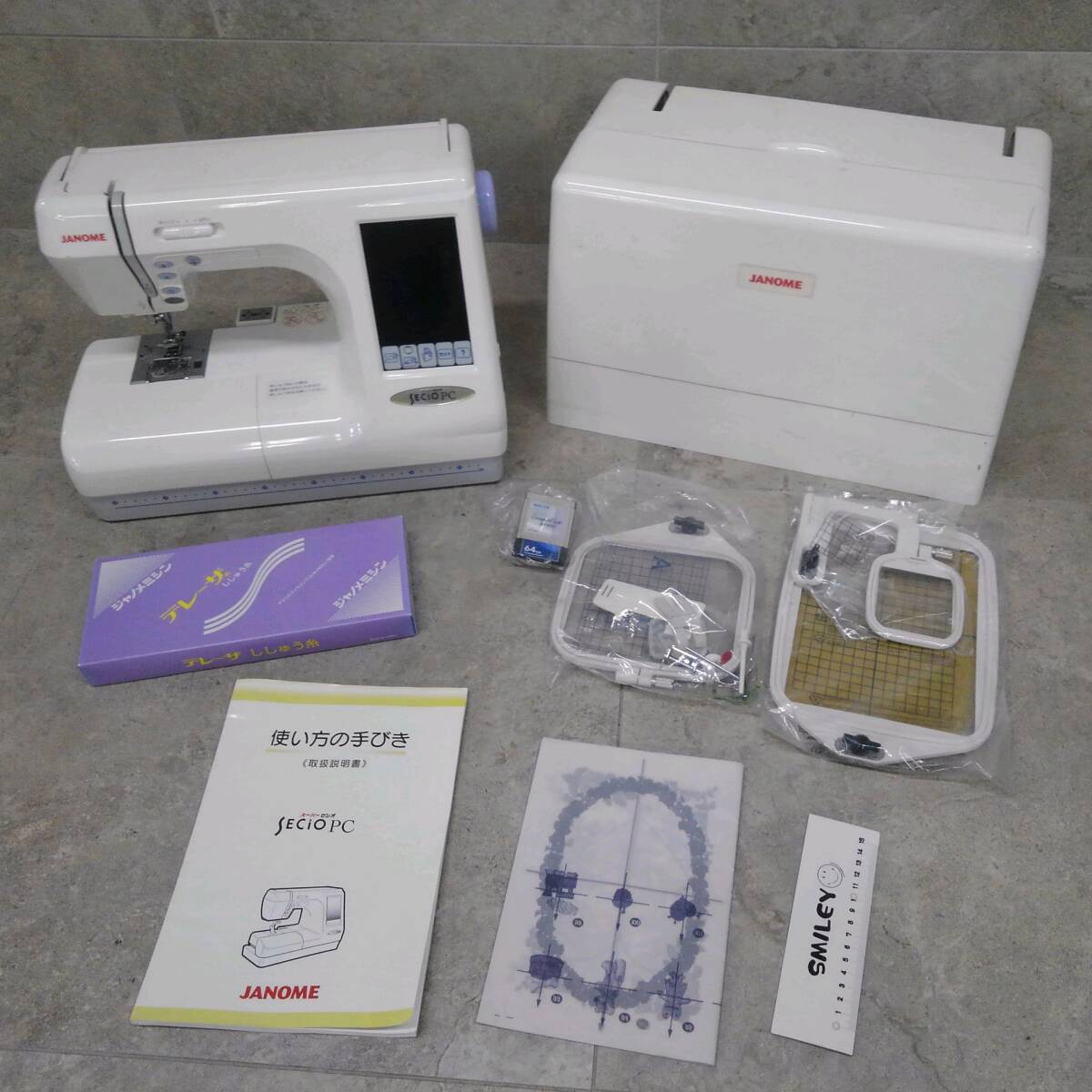 H1358(052)-830/SK30000 JANOME スーパーセシオ SUPER SECIO PC ミシン Model850の画像1