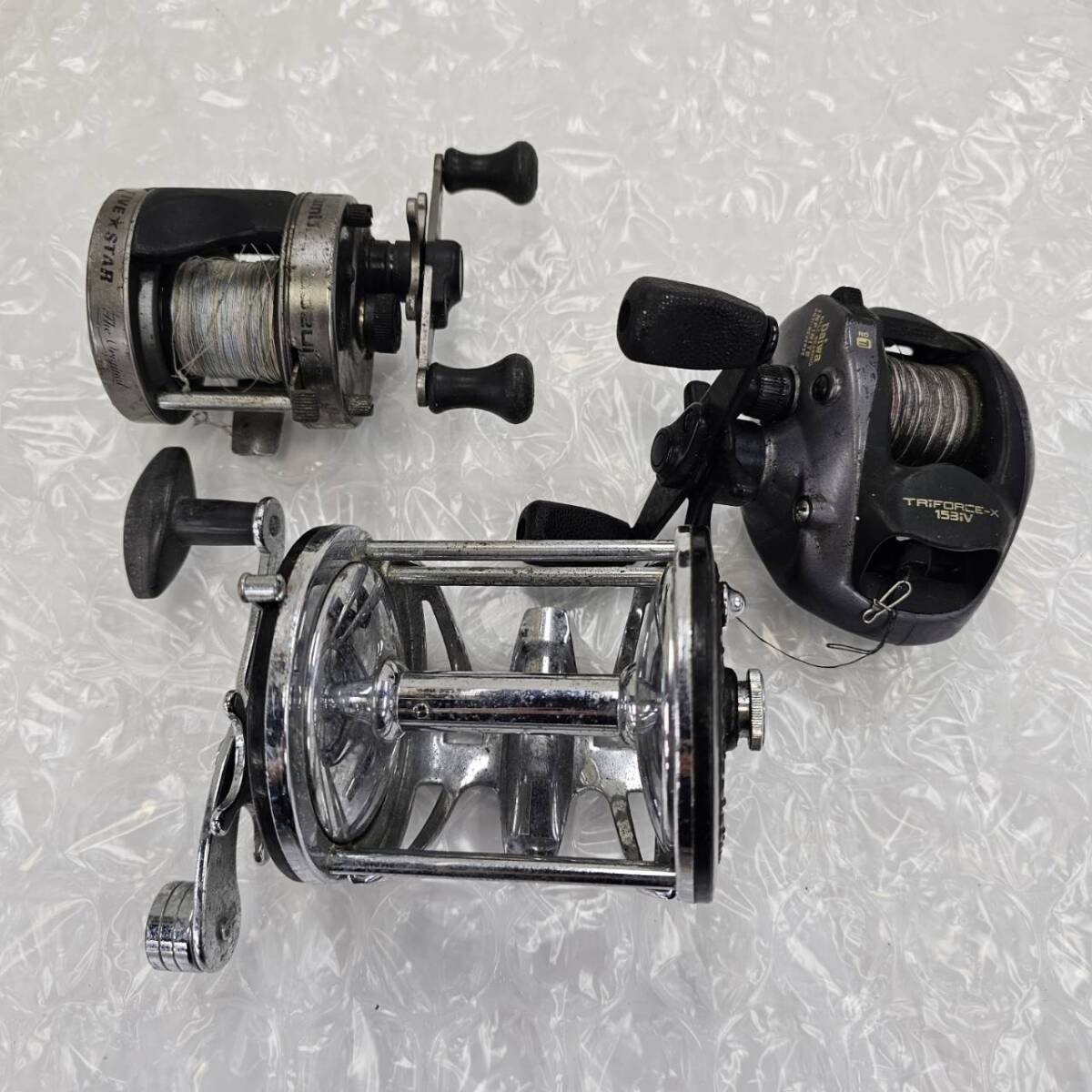 E052(9100)-632　リール20個まとめ　約9.1㎏　Daiwa　ダイワ　SHIMANO　シマノ　他　状態様々　フィッシング　釣具　アウトドア用品