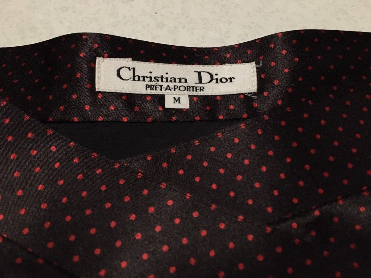 【美品】Christian Dior Pret-a-Porter ラップスカート Size M